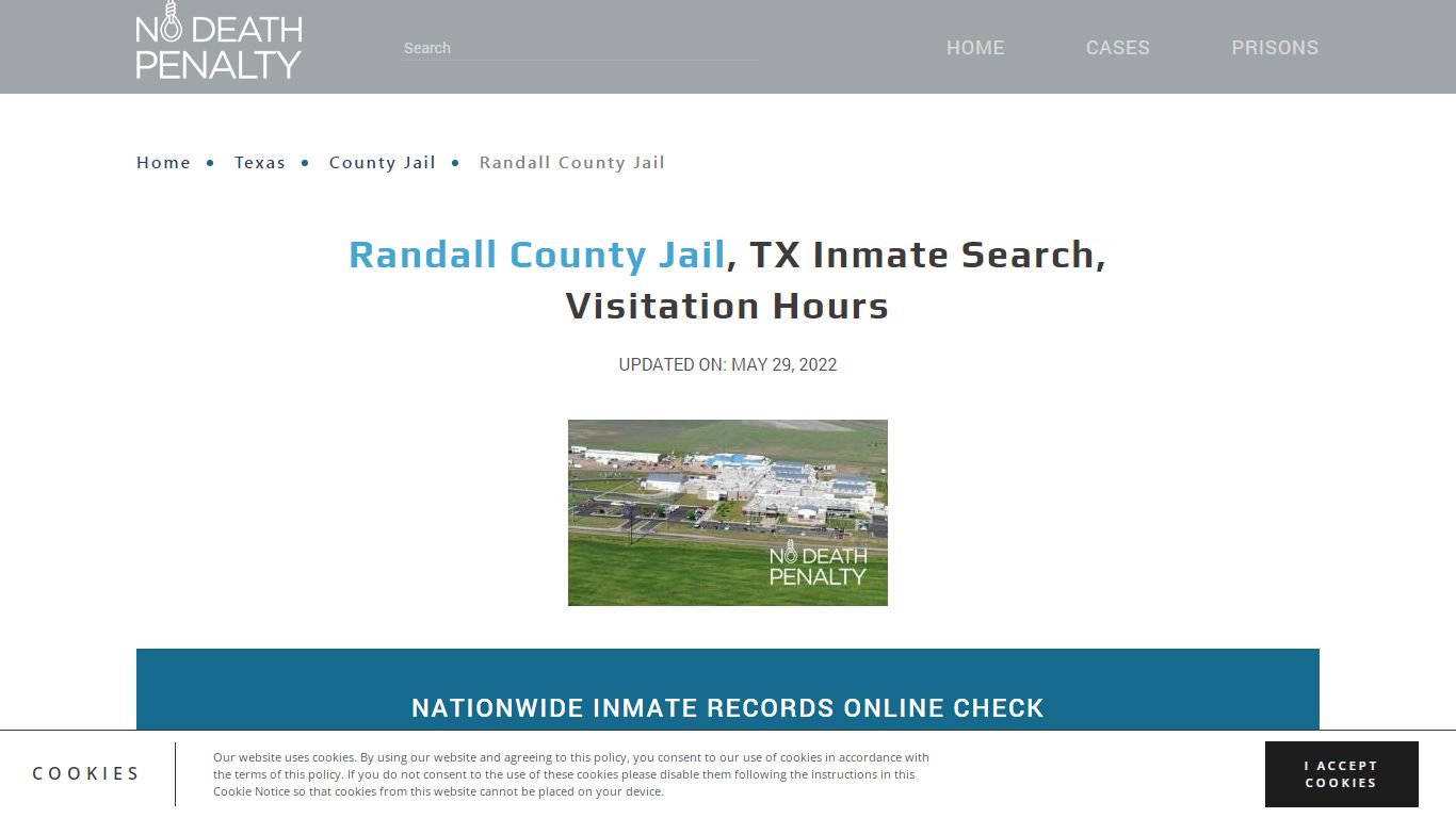 Randall County Jail, TX Inmate Search, Visitation Hours